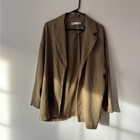 NWOT Zara open front blazer jacket - M - Picture 7 of 11